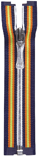 尼龙间色布边开尾