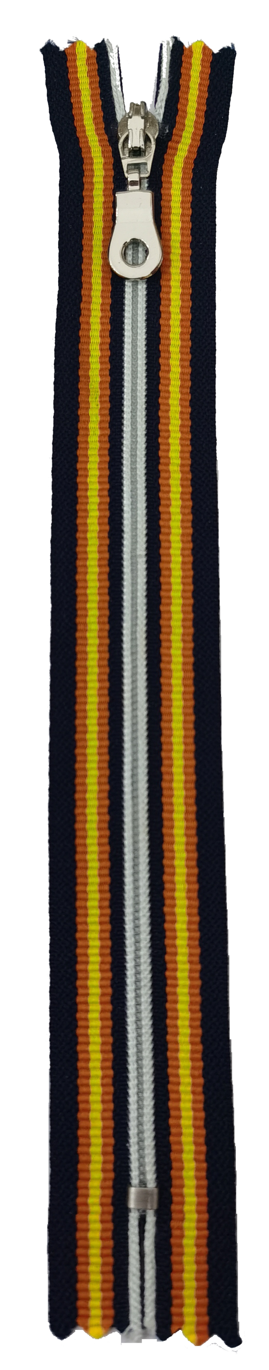 尼龙间色布边闭尾