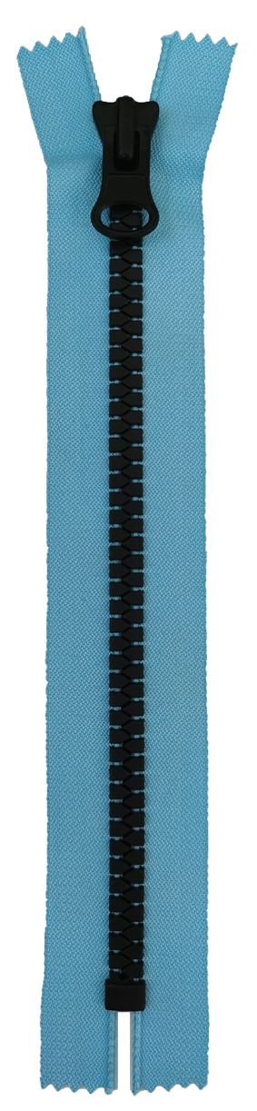 Plastic steel canine tail closure